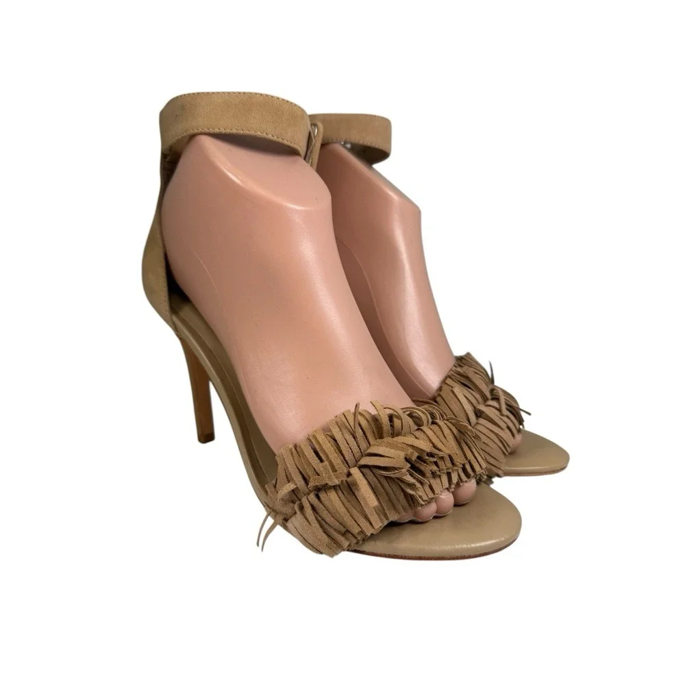 Joie beige suede